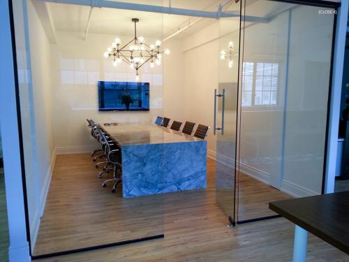 Frameless Boardroom door
